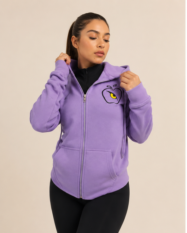Lavender Purple Women's Fleece Hoodie
