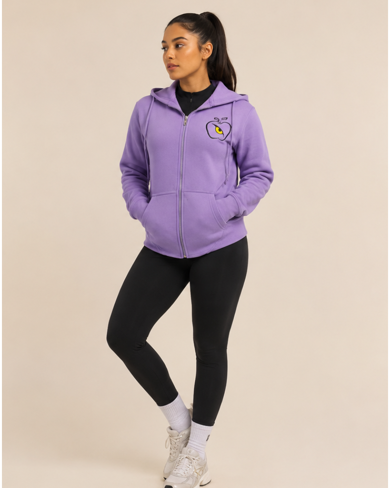Lavender Purple Women's Fleece Hoodie