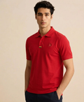 Maroon Red Men's Polo