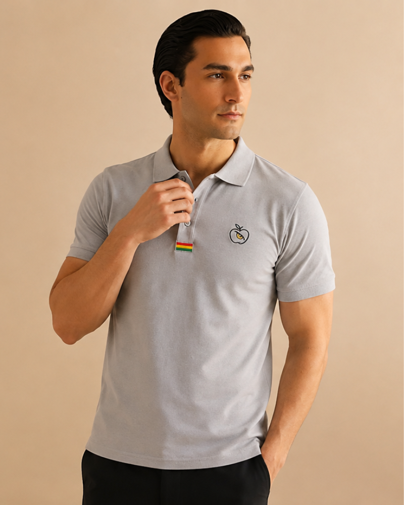 Light Grey Men's Polo
