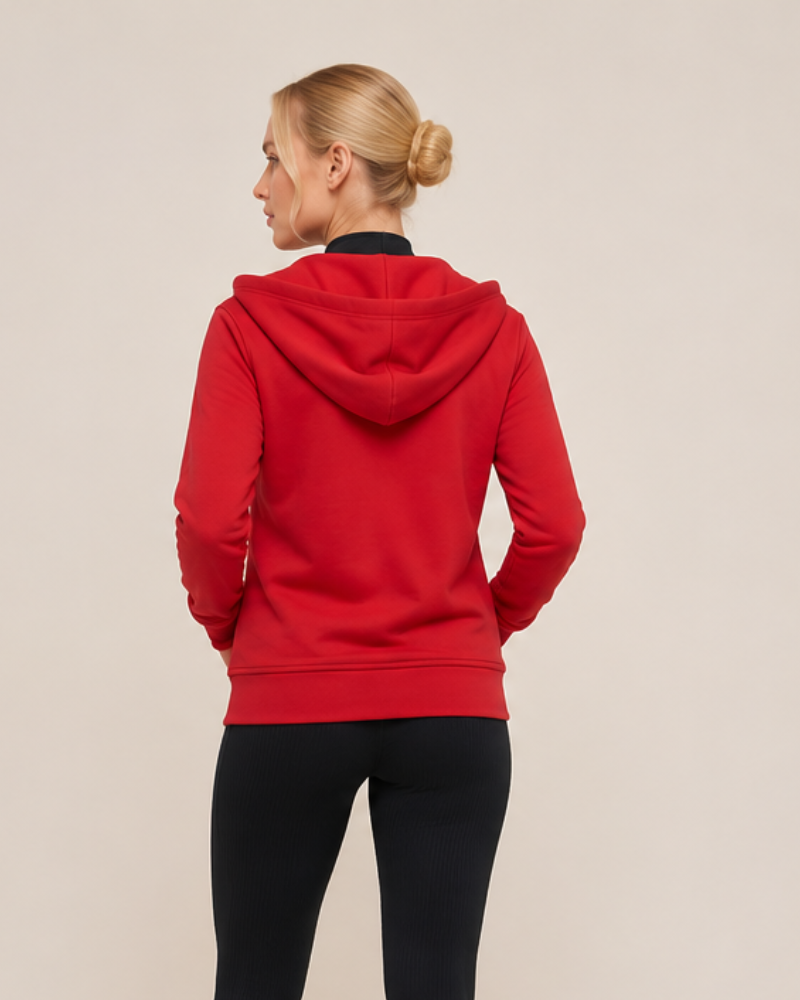 Red Women's Fleece Hoodie