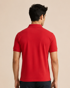 Maroon Red Men's Polo