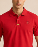 Maroon Red Men's Polo