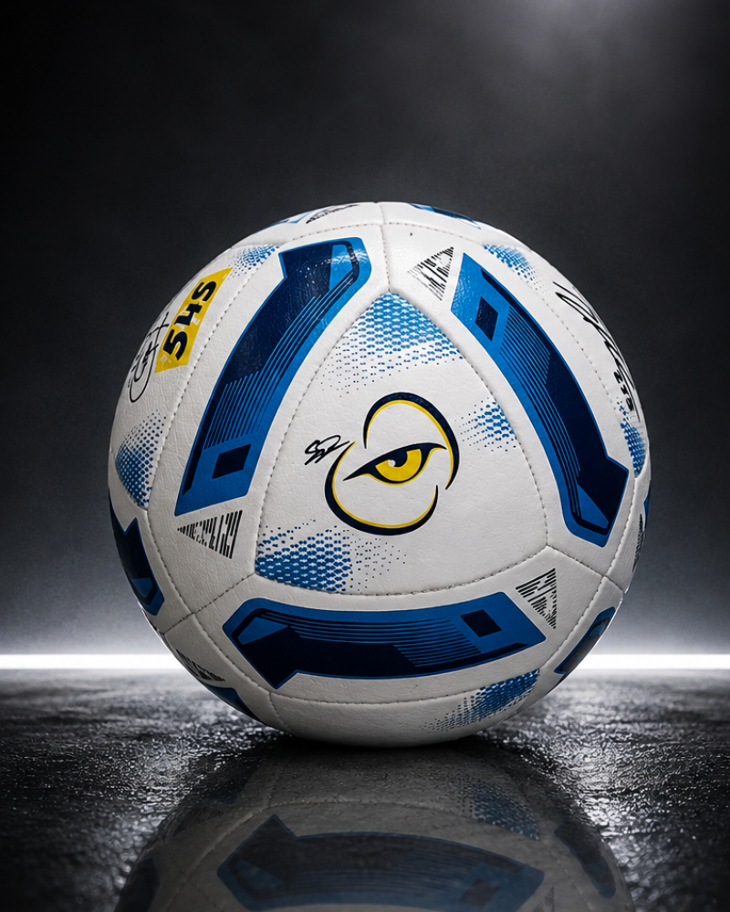 Hawk Eye Thunder Football  | Ice Blue & White Soccer Ball