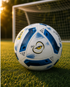 Hawk Eye Thunder Football  | Ice Blue & White Soccer Ball