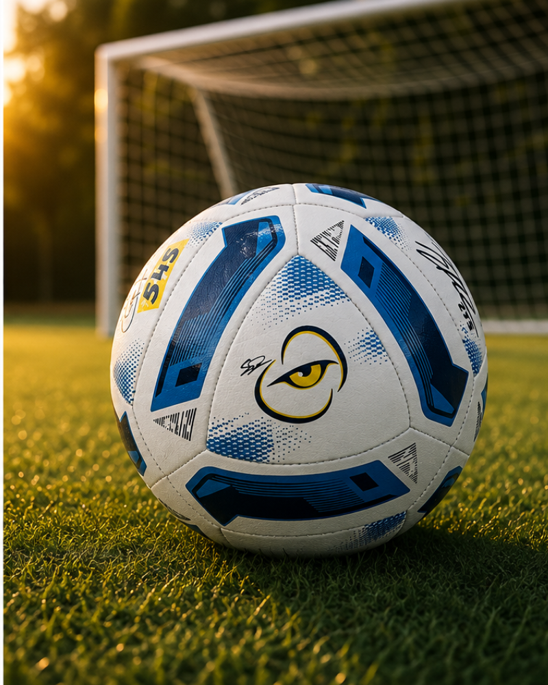 Hawk Eye Thunder Football  | Ice Blue & White Soccer Ball