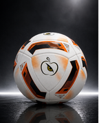 Apple Eye Pro Football – Size 5 | White, Orange & Black Soccer Ball