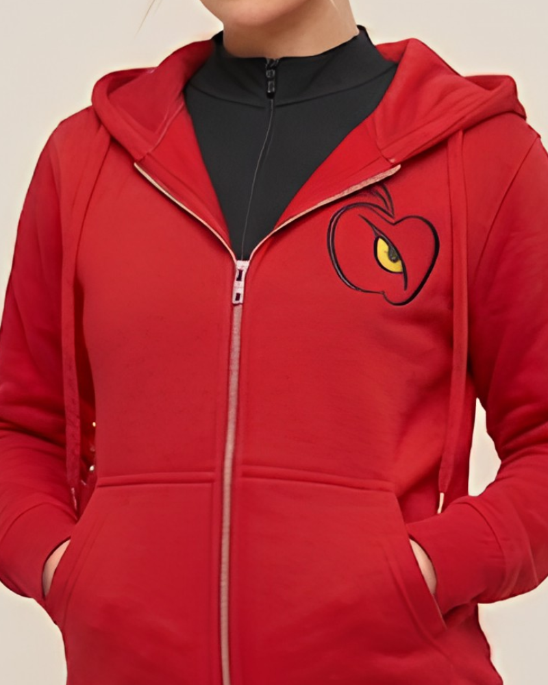 Red Women's Fleece Hoodie