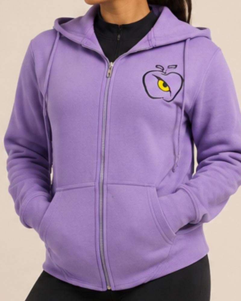 Lavender Purple Women's Fleece Hoodie